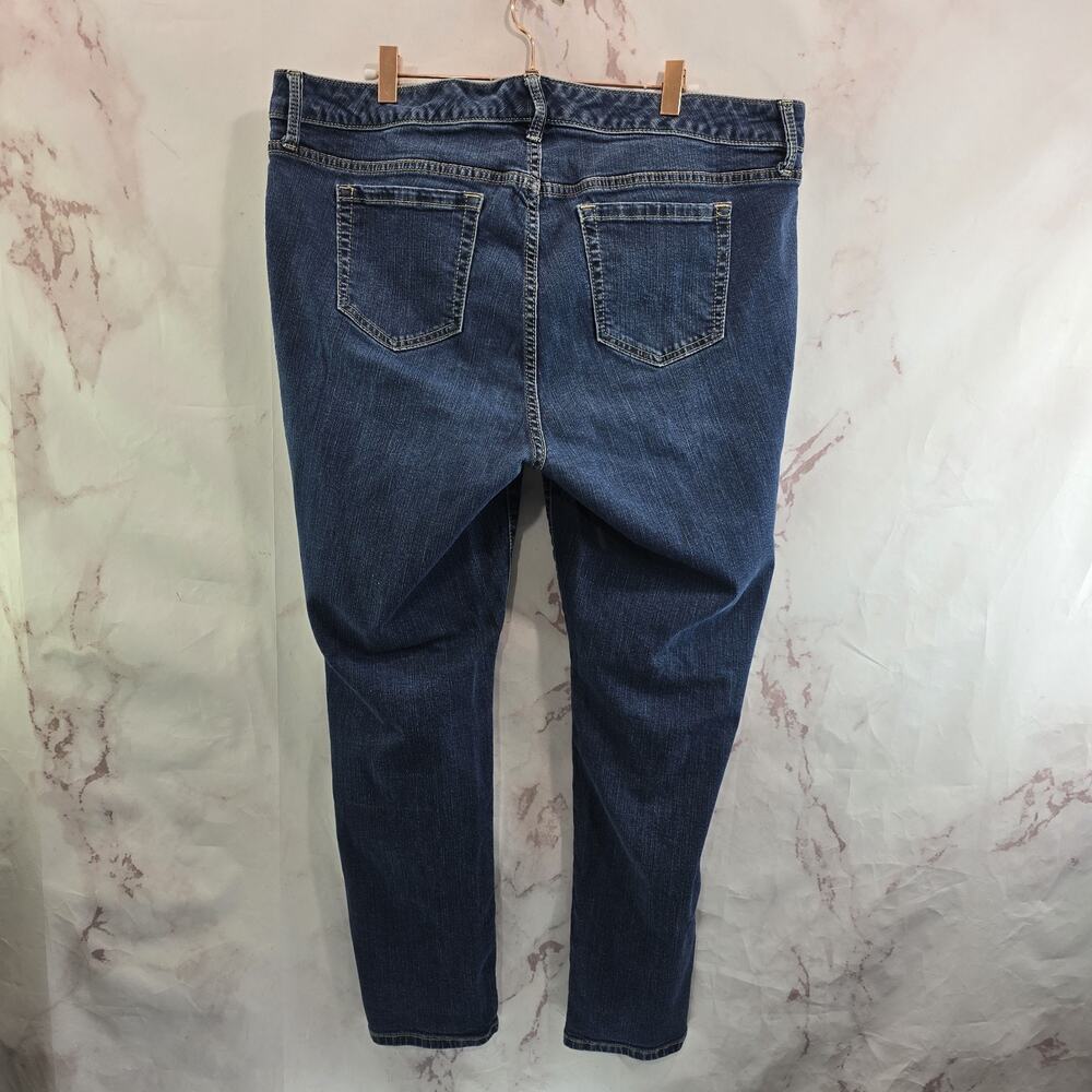 Torrid Jeans Women 16 R Straight Dark Wash Boyfriend High Rise Denim Vintage